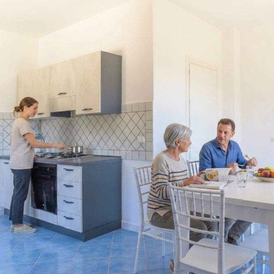 Cucina attrezzata di un appartamento INCANTO