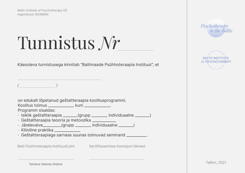 gestalt diploma