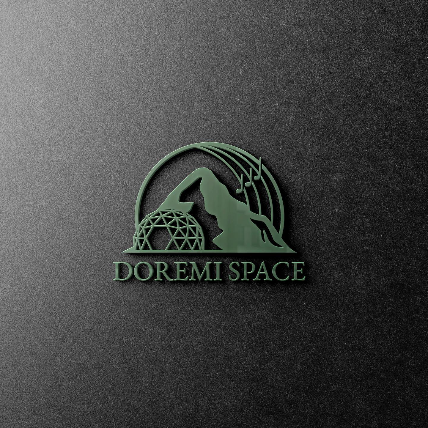 DoReMi Space logo on a dark texture
