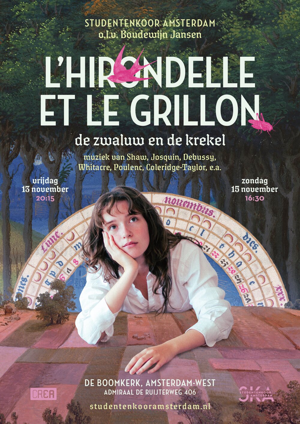 Poster L'Hirondelle et le Grillon