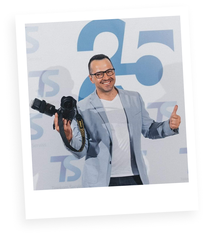 Profesionāls kāzu fotogrāfs - Sergejs Ortinskis