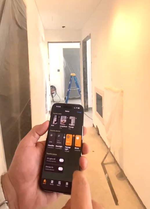 Art Novo Showroom — showroom interior and mobile control