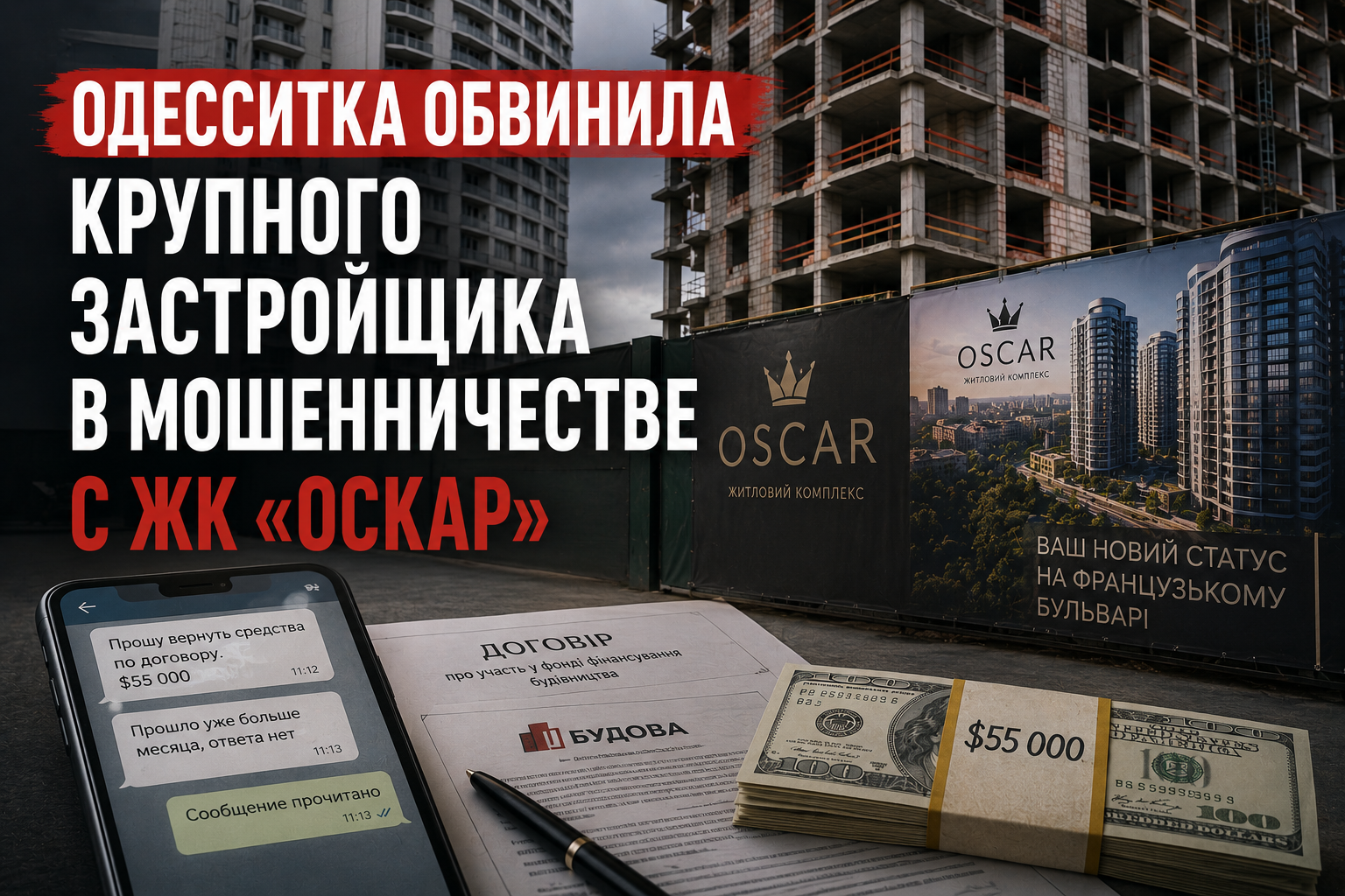 Инвесторка требует вернуть 55 тысяч долларов из-за ЖК Оскар