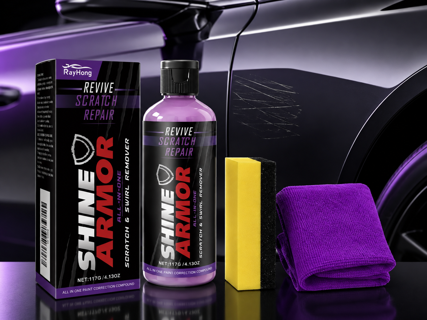 Shine Armor Revive Scratch Repair - засіб для видалення дрібних подряпин з кузова автомобіля