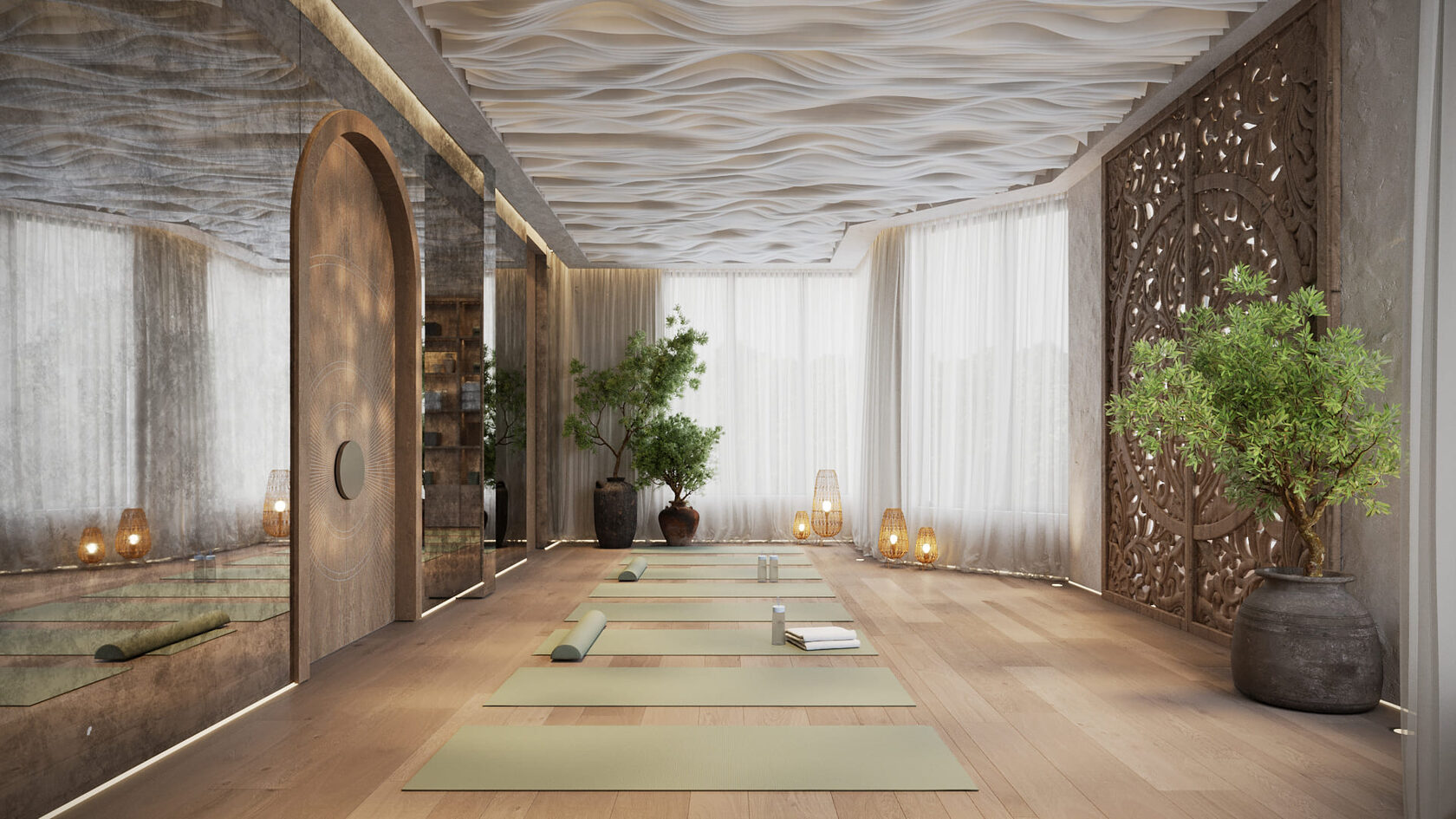Yoga Center interior detail 8