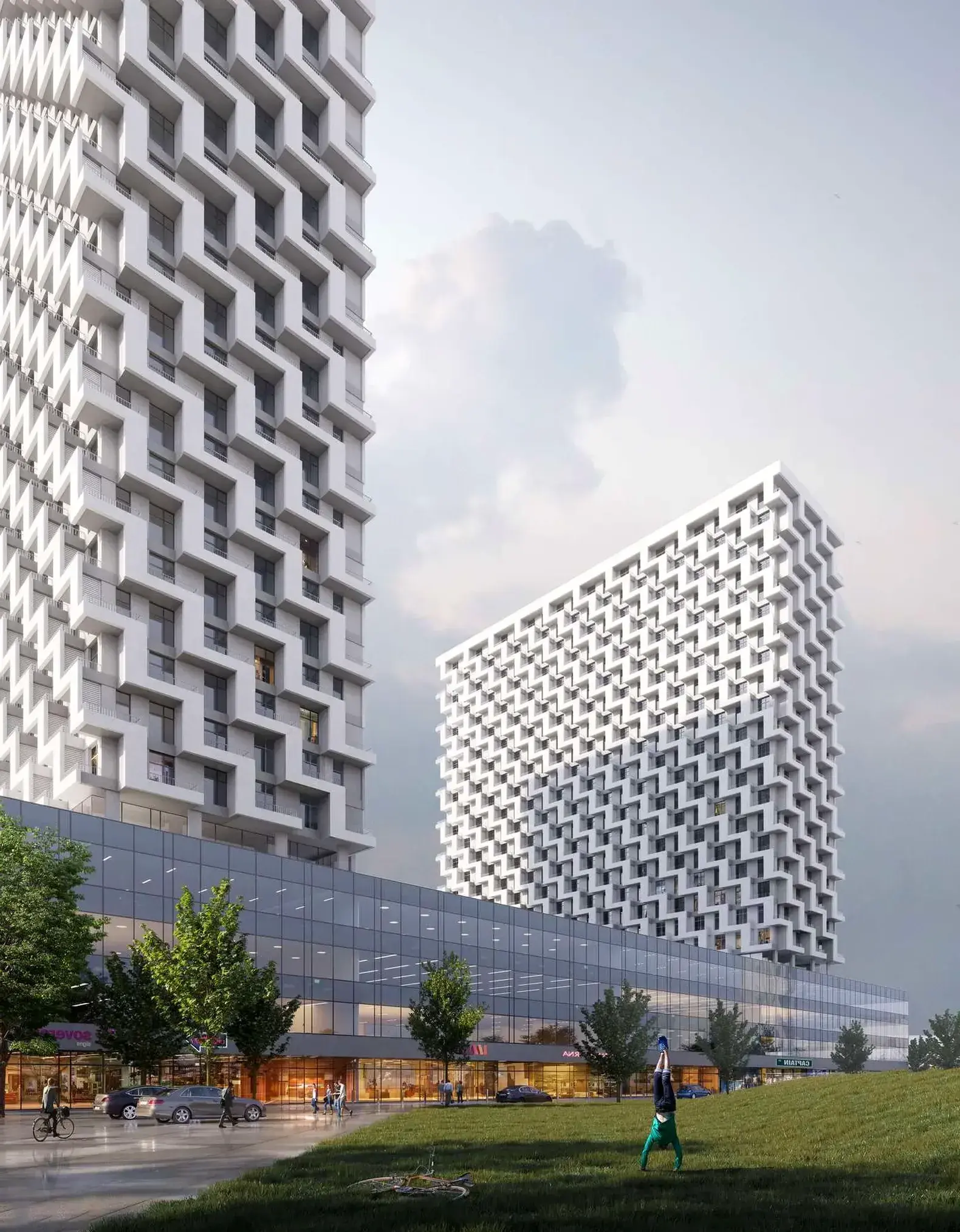 BOSTON Creative House Киев — архитектура жилого комплекса бизнес-класса