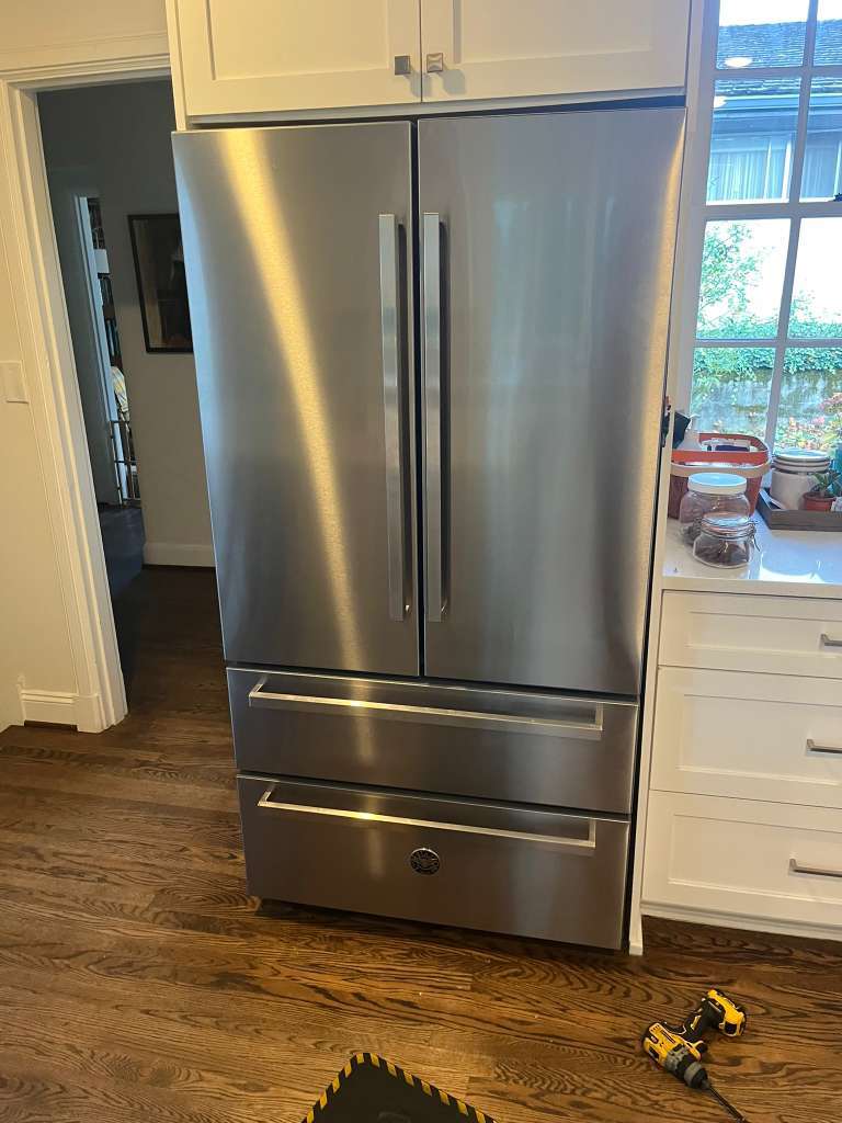 Counter-depth refrigerator start repair in Laurelhurst, Portland Oregon