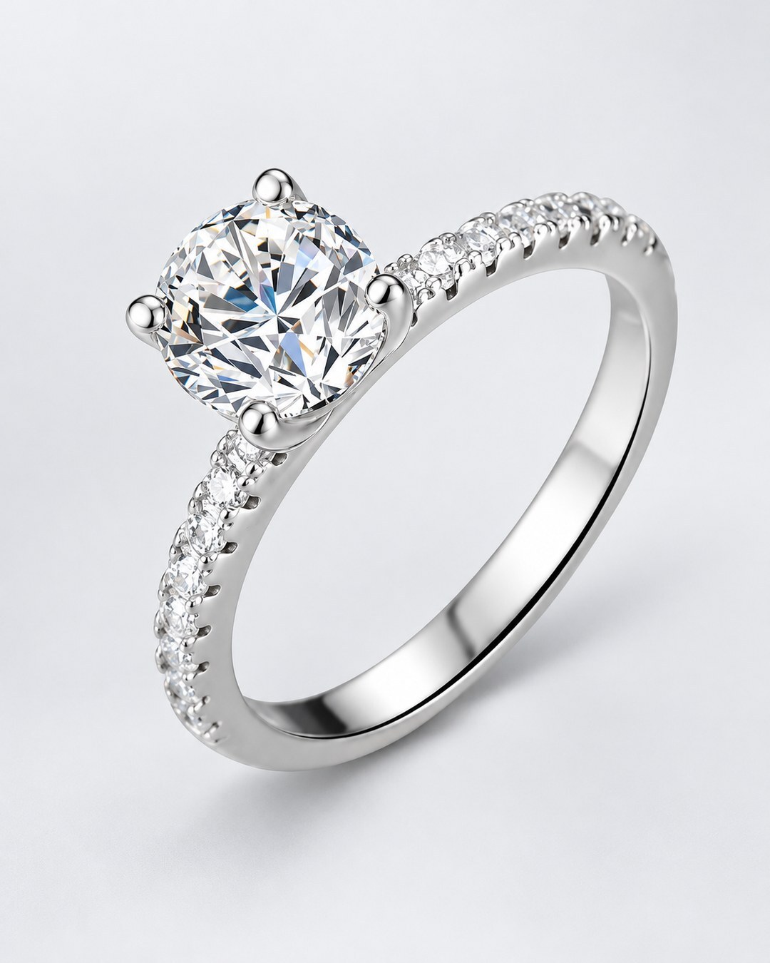 Round Pavé VVS1 Ring ICED KYIV