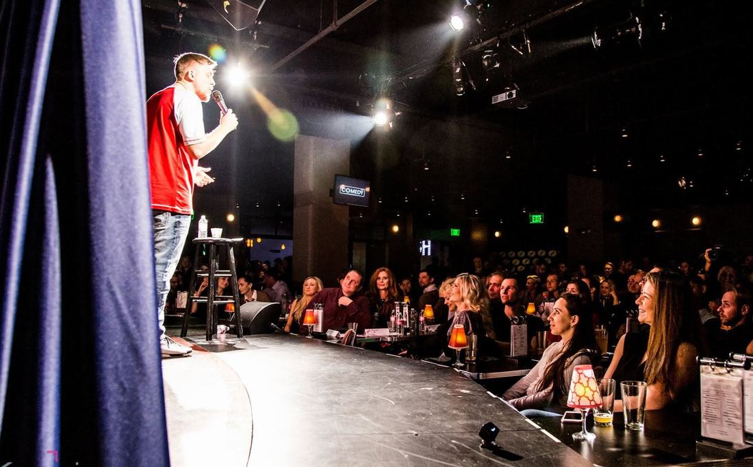 Russian-language stand-up audience in Greater Boston