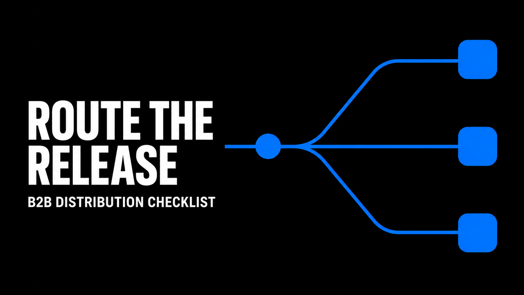 Route the Release B2B Distribution Checklist