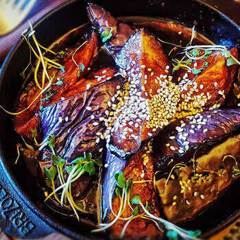 Caramelized eggplant delivery from DEPO Salsa Grill Restaurant Kyiv