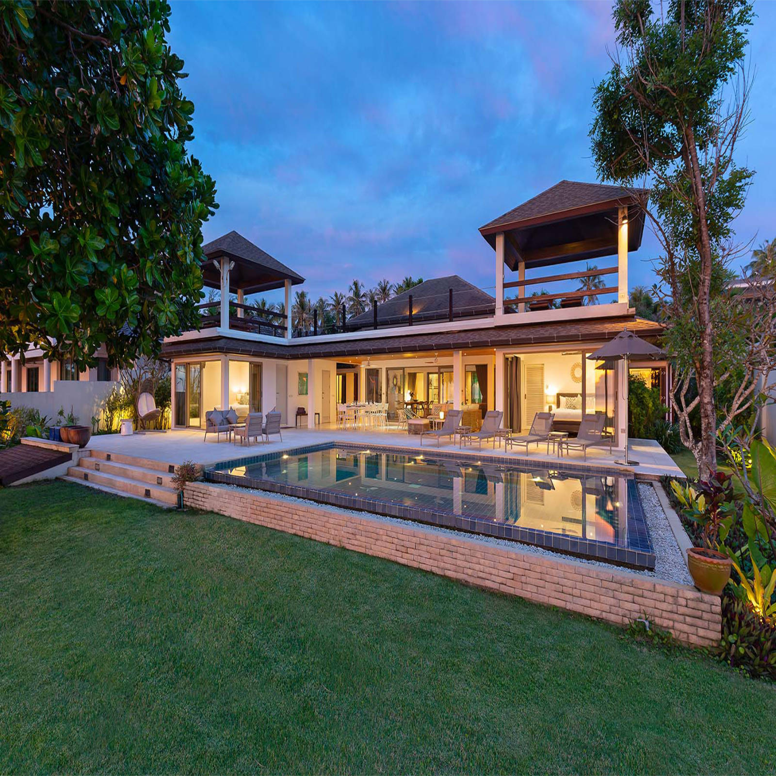 Villa Sand — 5 bedroom beachfront villa with private pool, Natai Beach