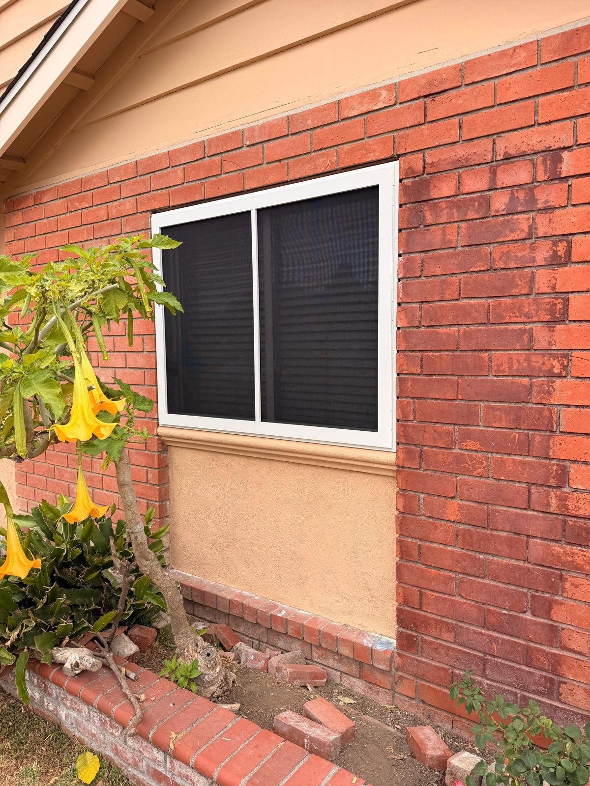 Security window screen installed in Orange County, CA
