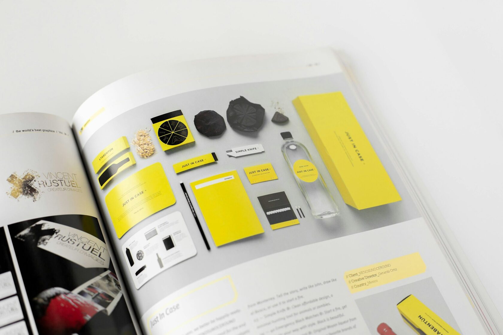 Rozložený brand book s ukázkami loga, barevnosti, typografie a vizuálních prvků