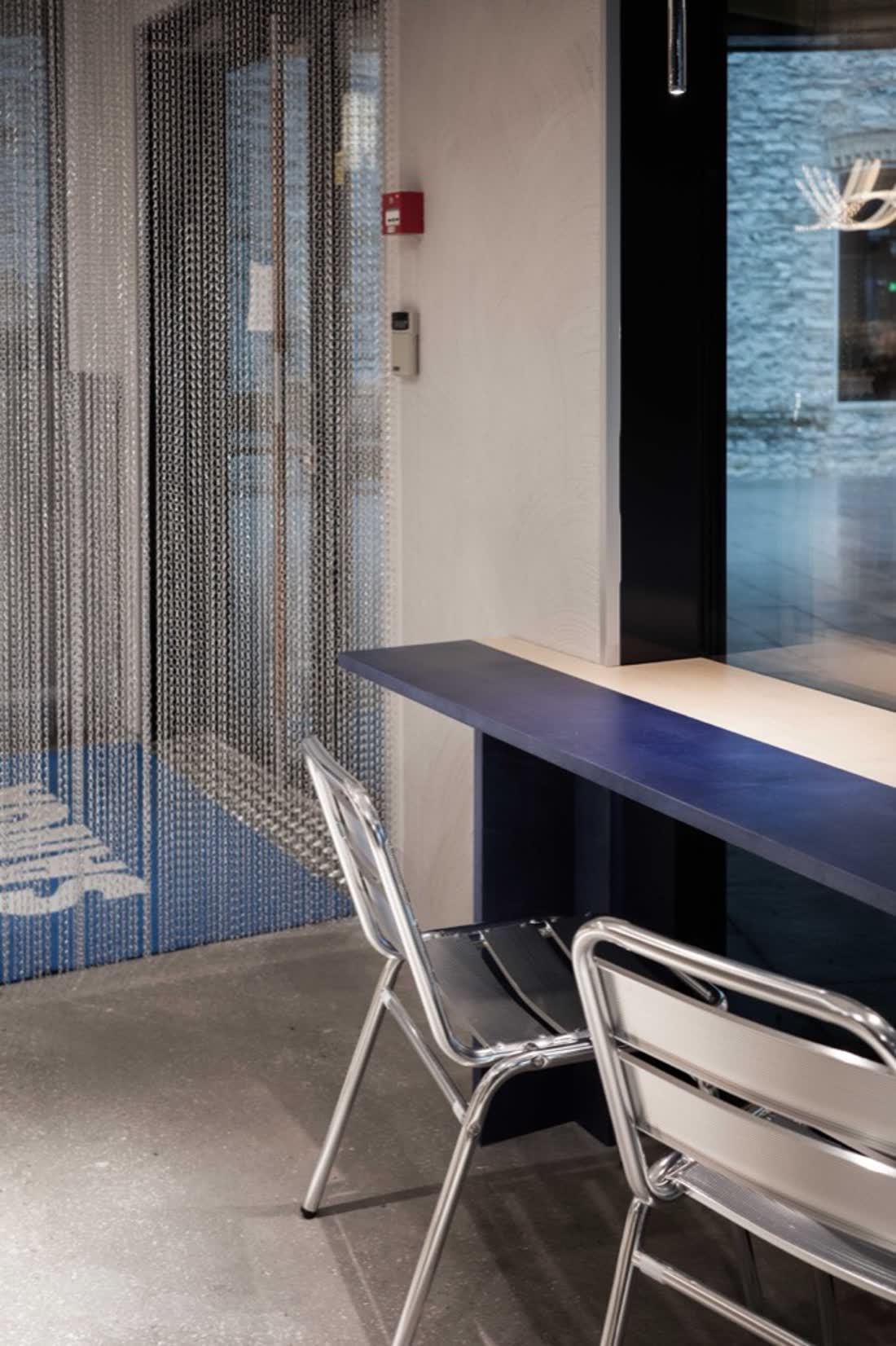 Window bar shelf and high chairs