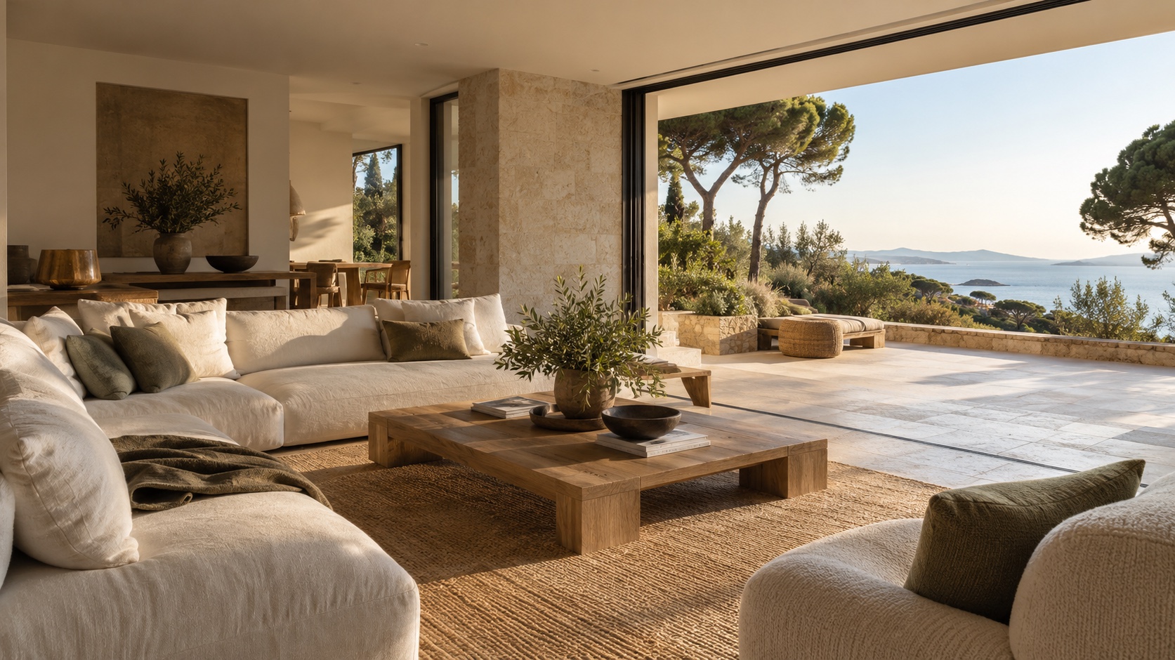 Photographie professionnelle d’un intérieur sur la Côte d’Azur