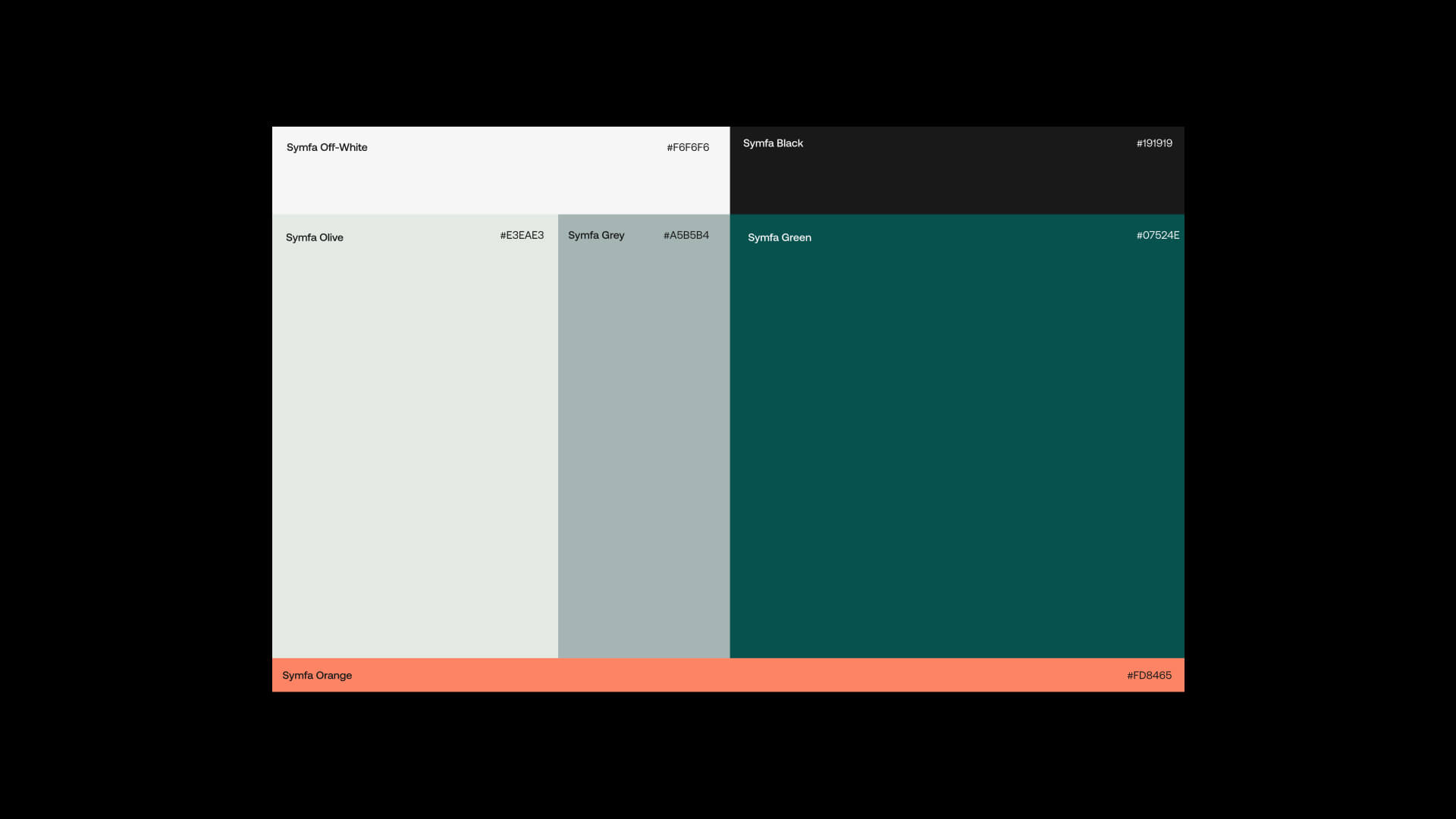 Symfa Color Palette