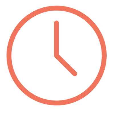 icone d'horloge pour renseigner le temps d'utilisation durant la location de la borne photo level up event 