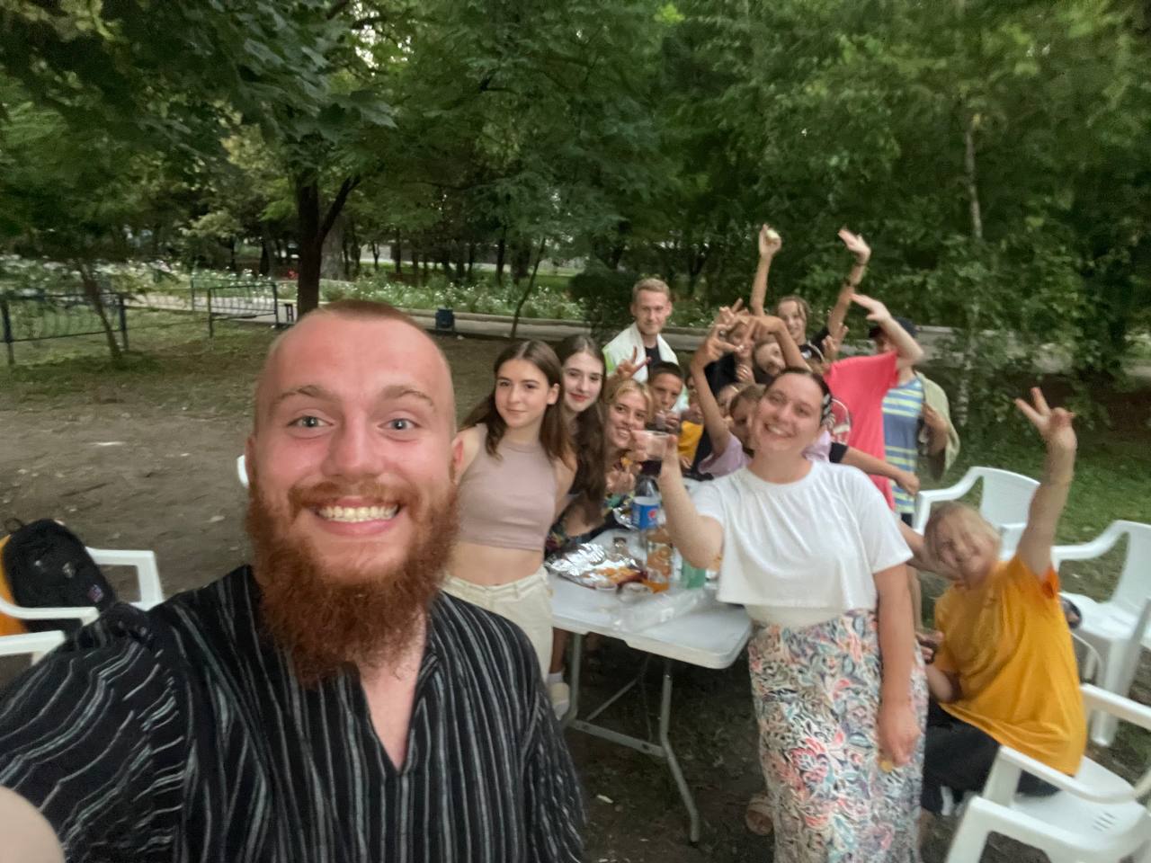 Some of our camp leaders are teens who came to our missionary schools earlier this year. Its beautiful to see them now serving the Lord after God transformed their lives. 