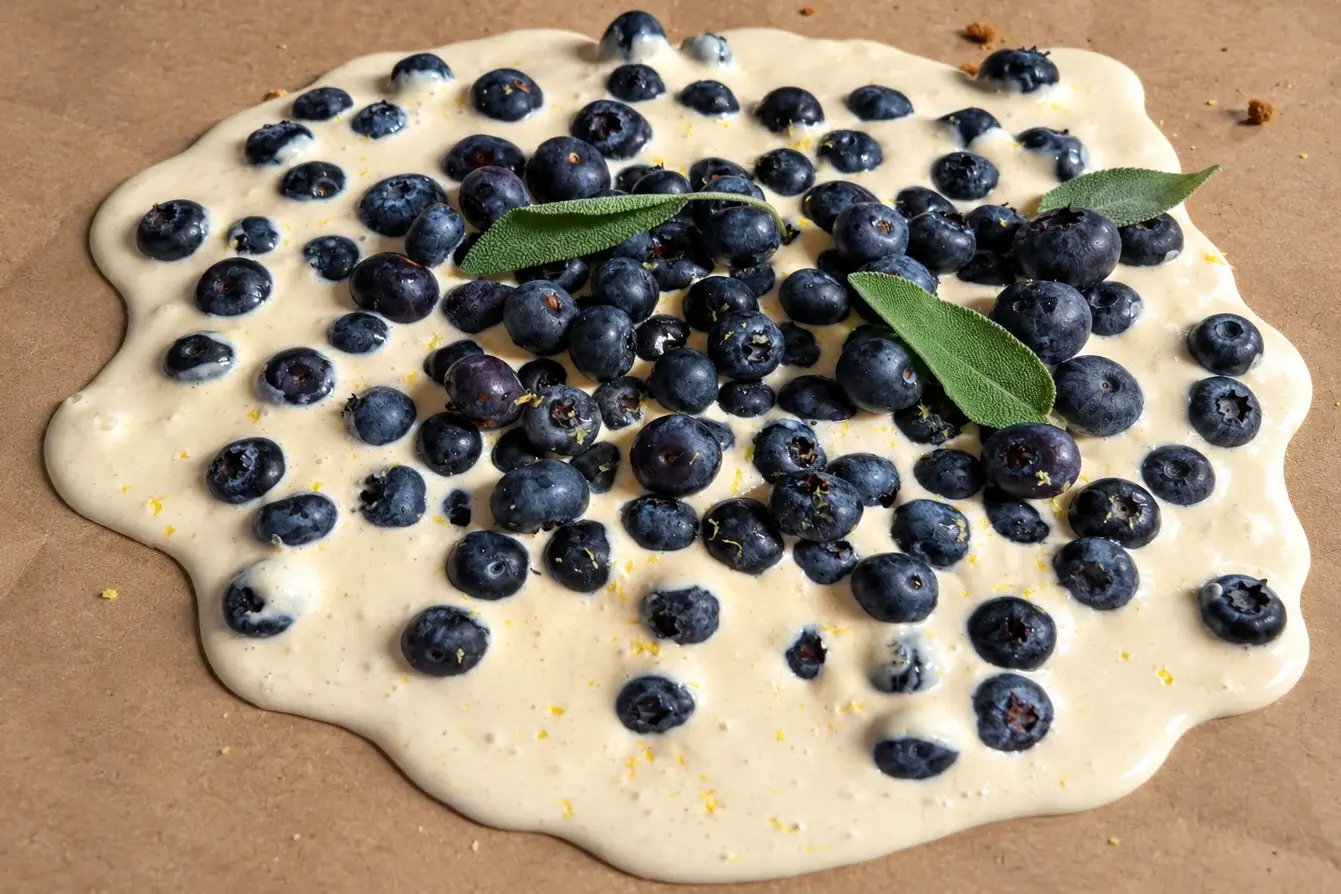The blueberry dessert — a Thanksgiving dinner at home by Miami private chef Marina Staver