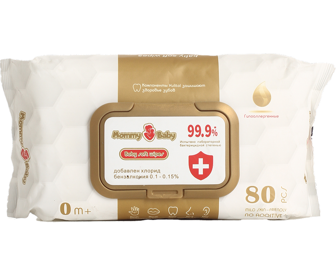 Влажные салфетки MommyBaby