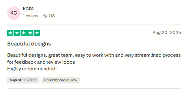Trustpilot review 1
