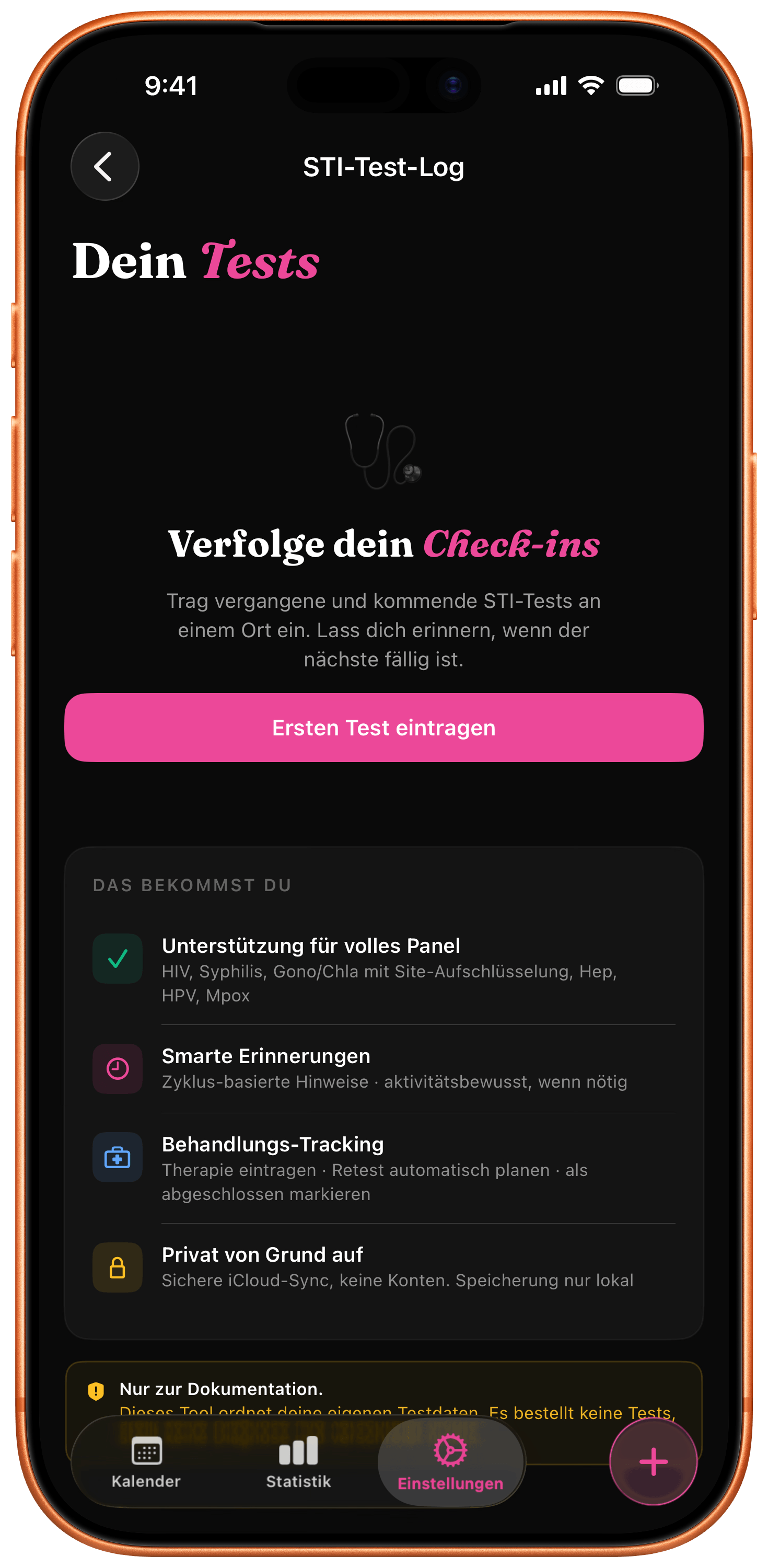 STI-Testprotokoll