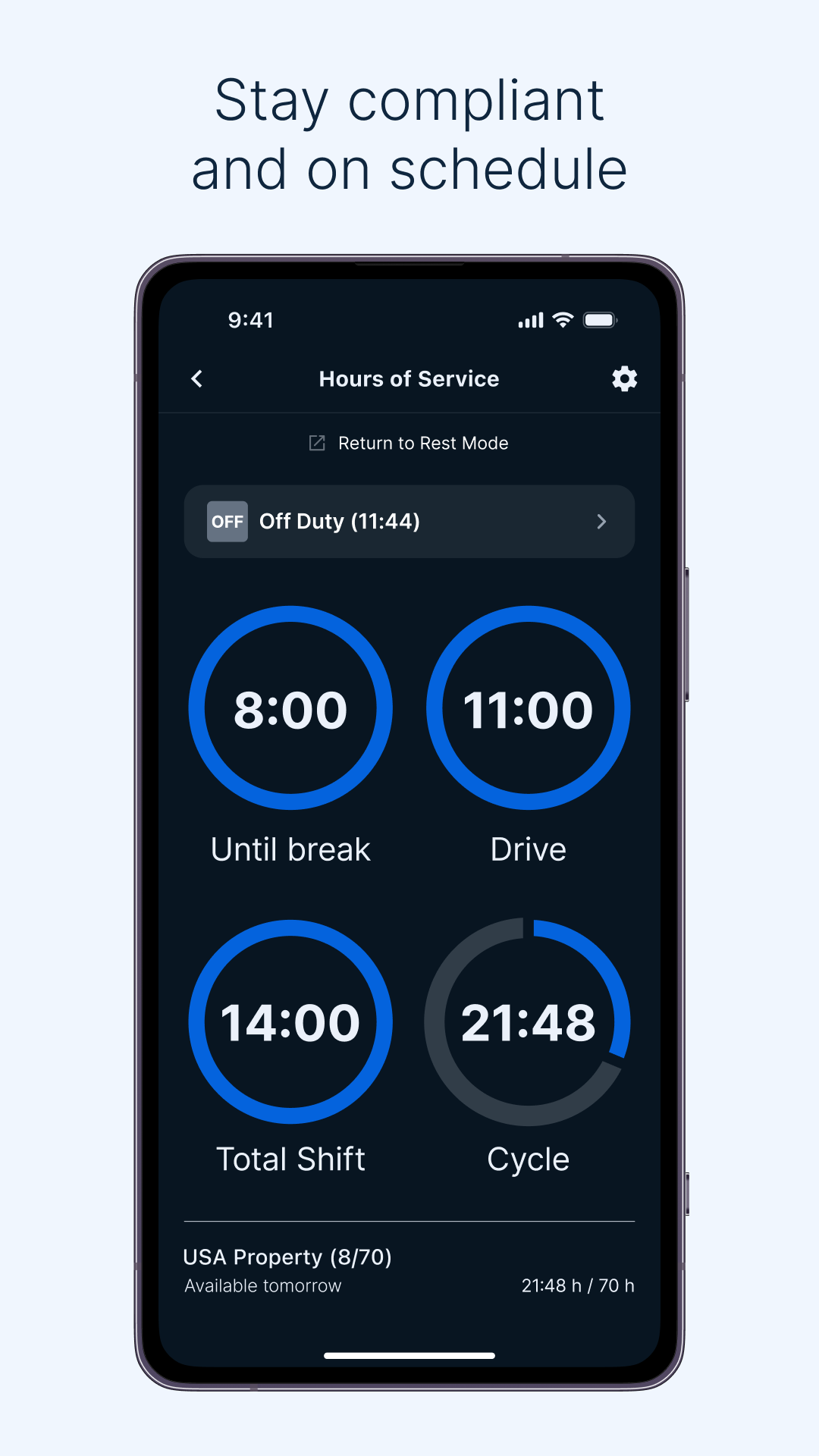 Silchuk Driver App screen 1