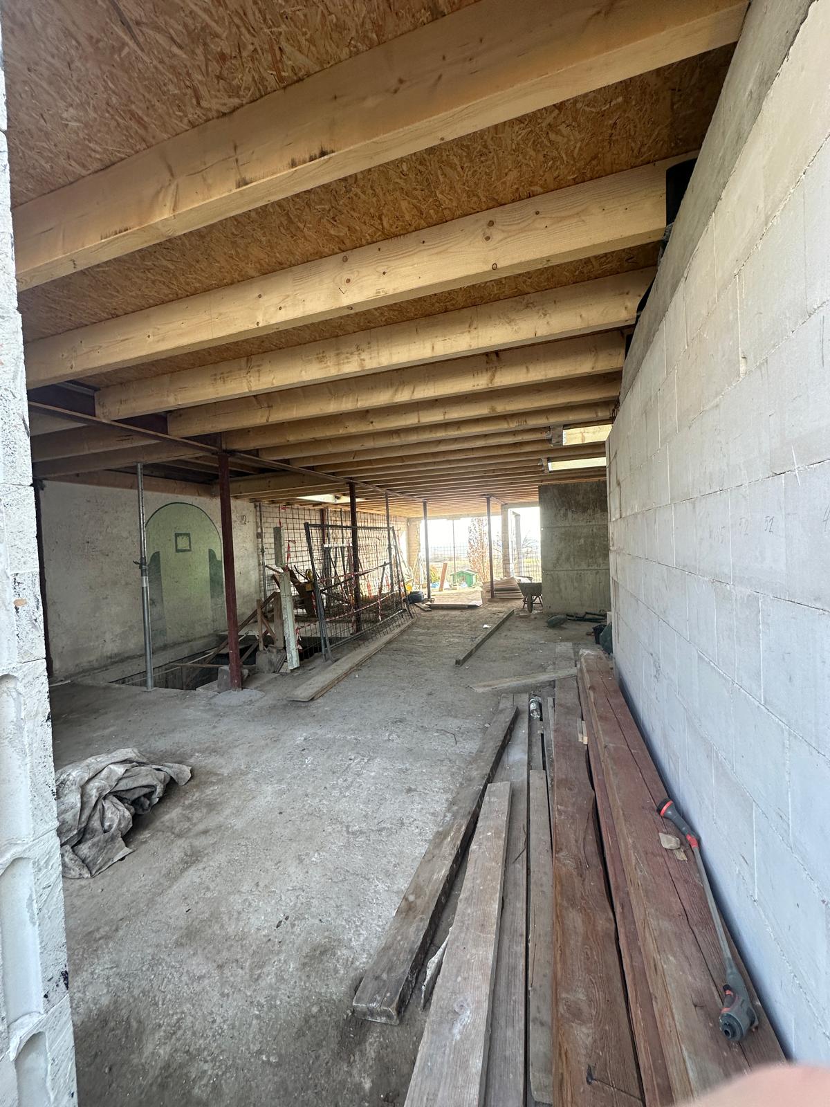 Ausgangszustand im Rohbau
