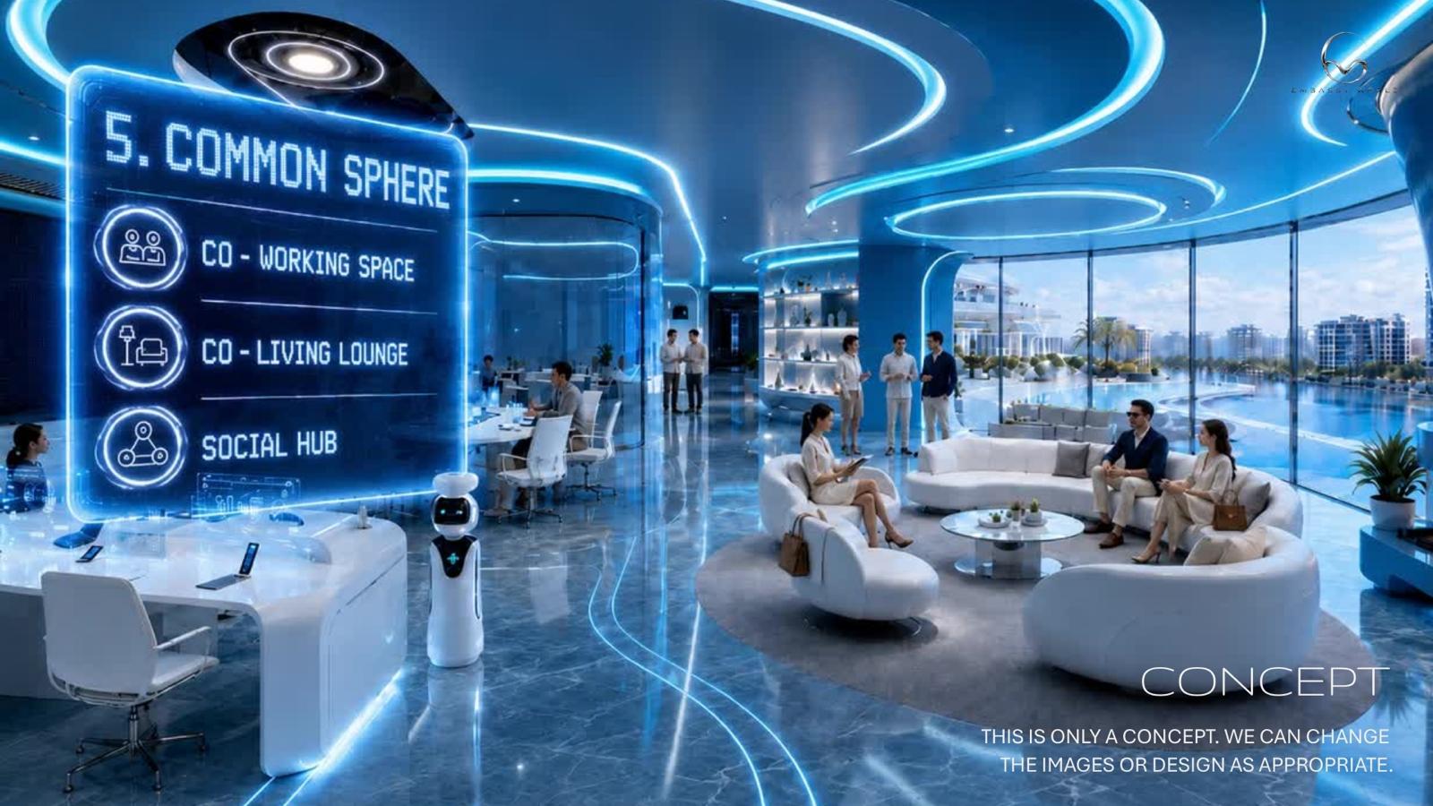 Common Sphere co-working and lounge at Embassy World Pattaya