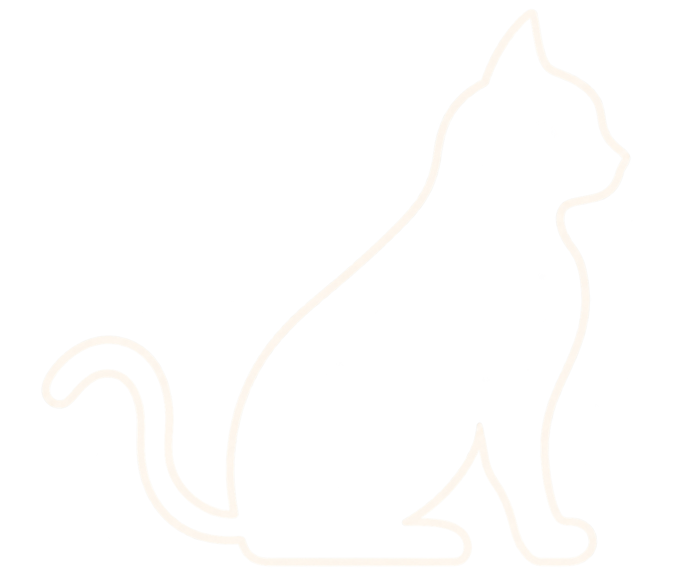 Cat line drawing