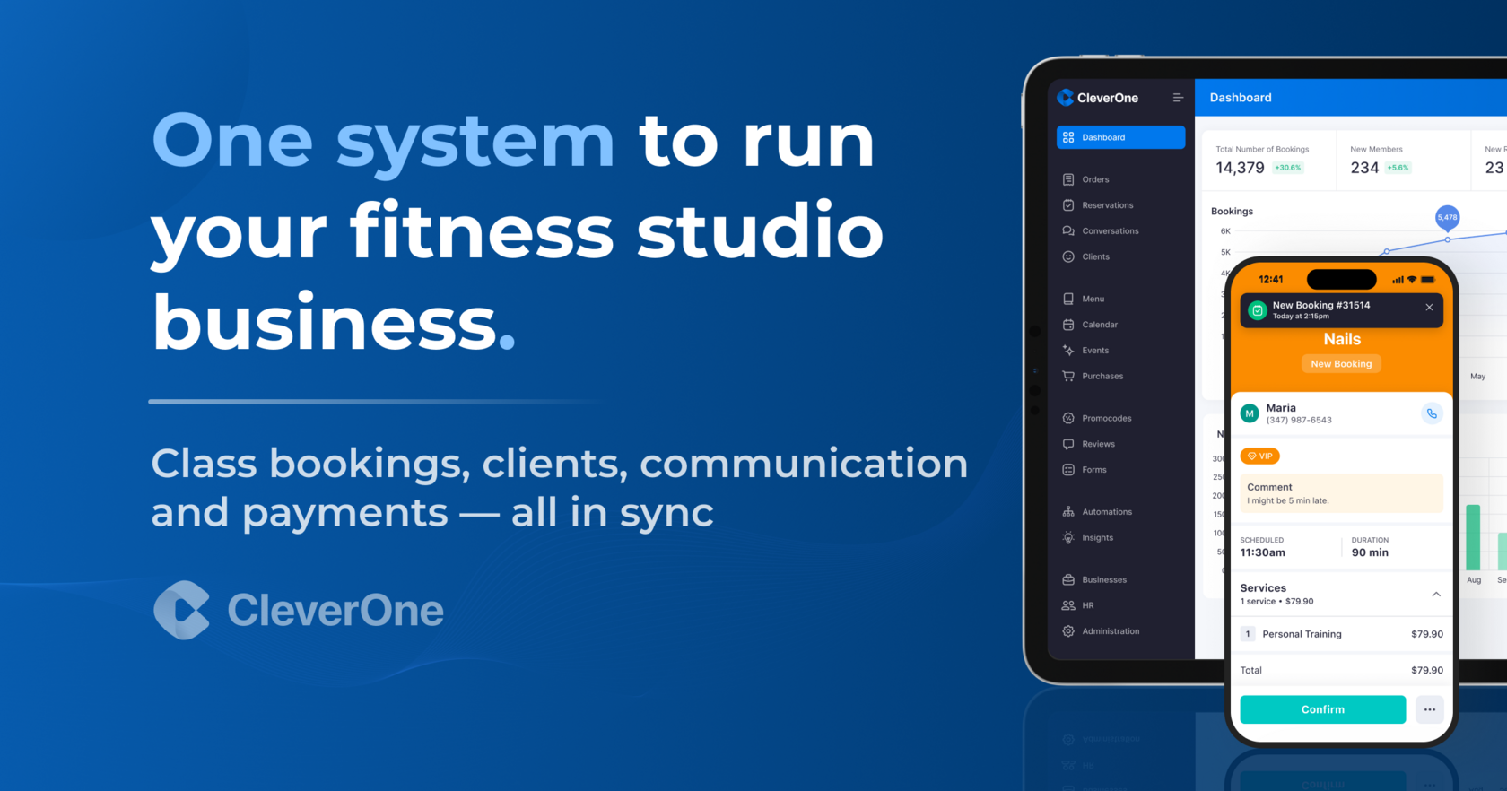 AI Platform for Fitness & Classes | CleverOne
