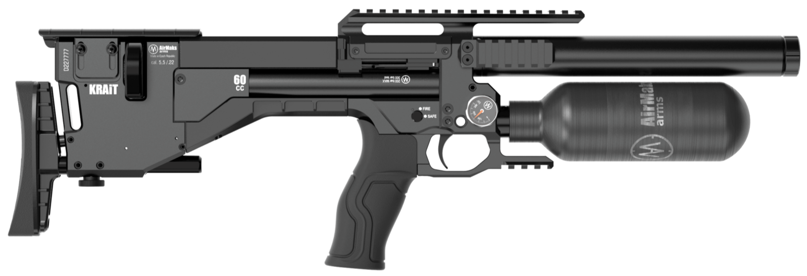 Krait S standart bullpup black color