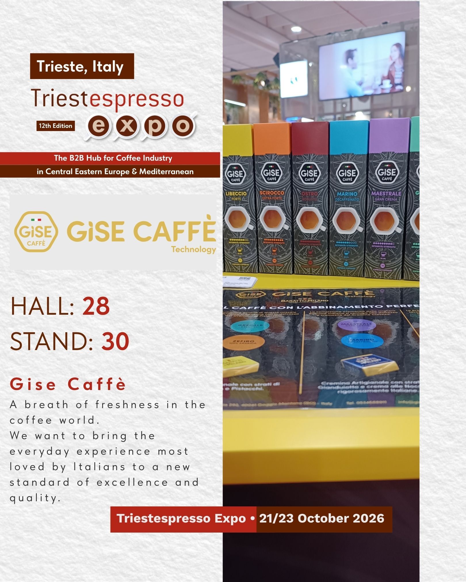 Gise Caffè - Stand Triestespresso Expo
