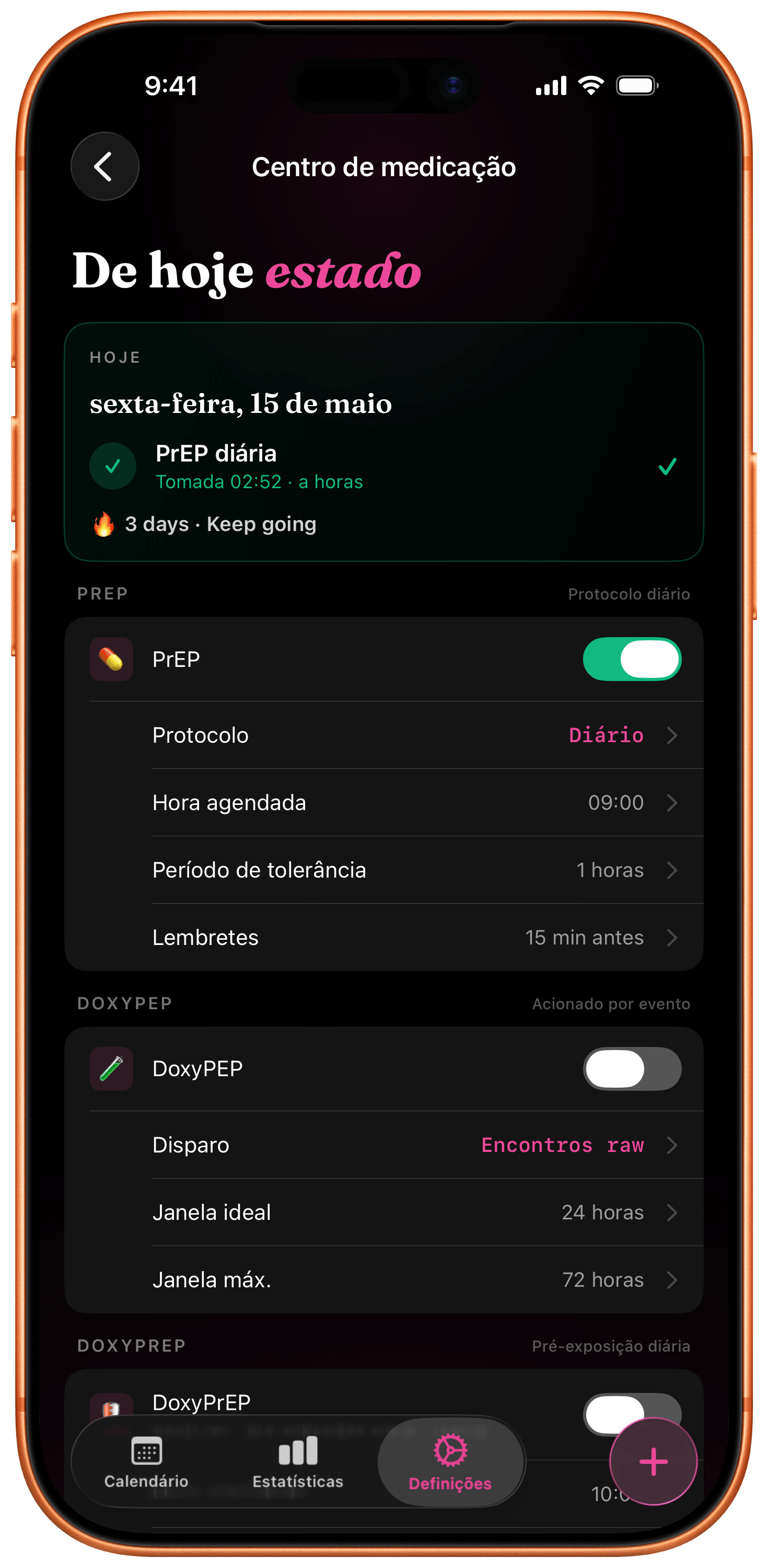 Secção de medicação