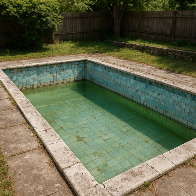 Avant rénovation : problème visible