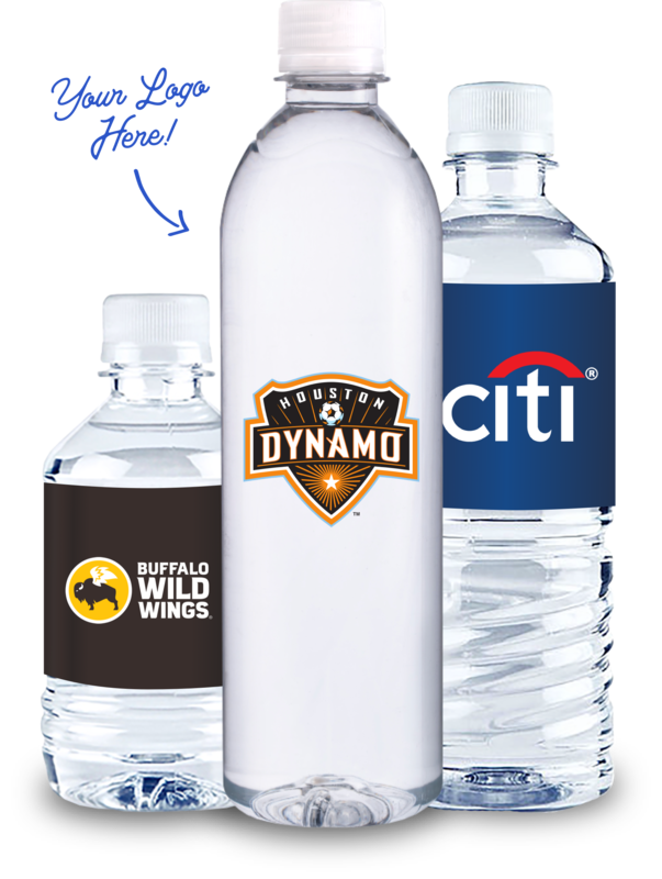custom label water bottles