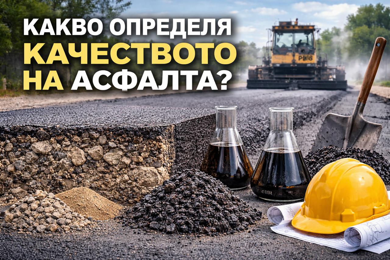 Качество асфалта в процеса на асфалтиране в София – асфалтобетон, битум и минерални фракции като ключови фактори за здравината на настилката