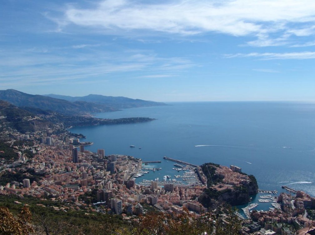 Panorama de Monaco, de Fontvieille à Monte-Carlo