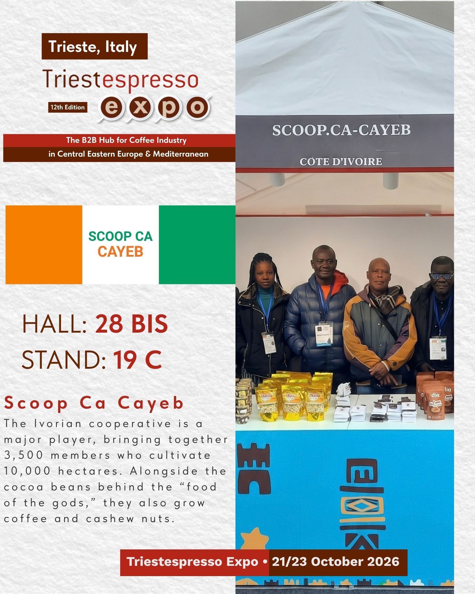 Scoop Ca Cayeb - Stand Triestespresso Expo