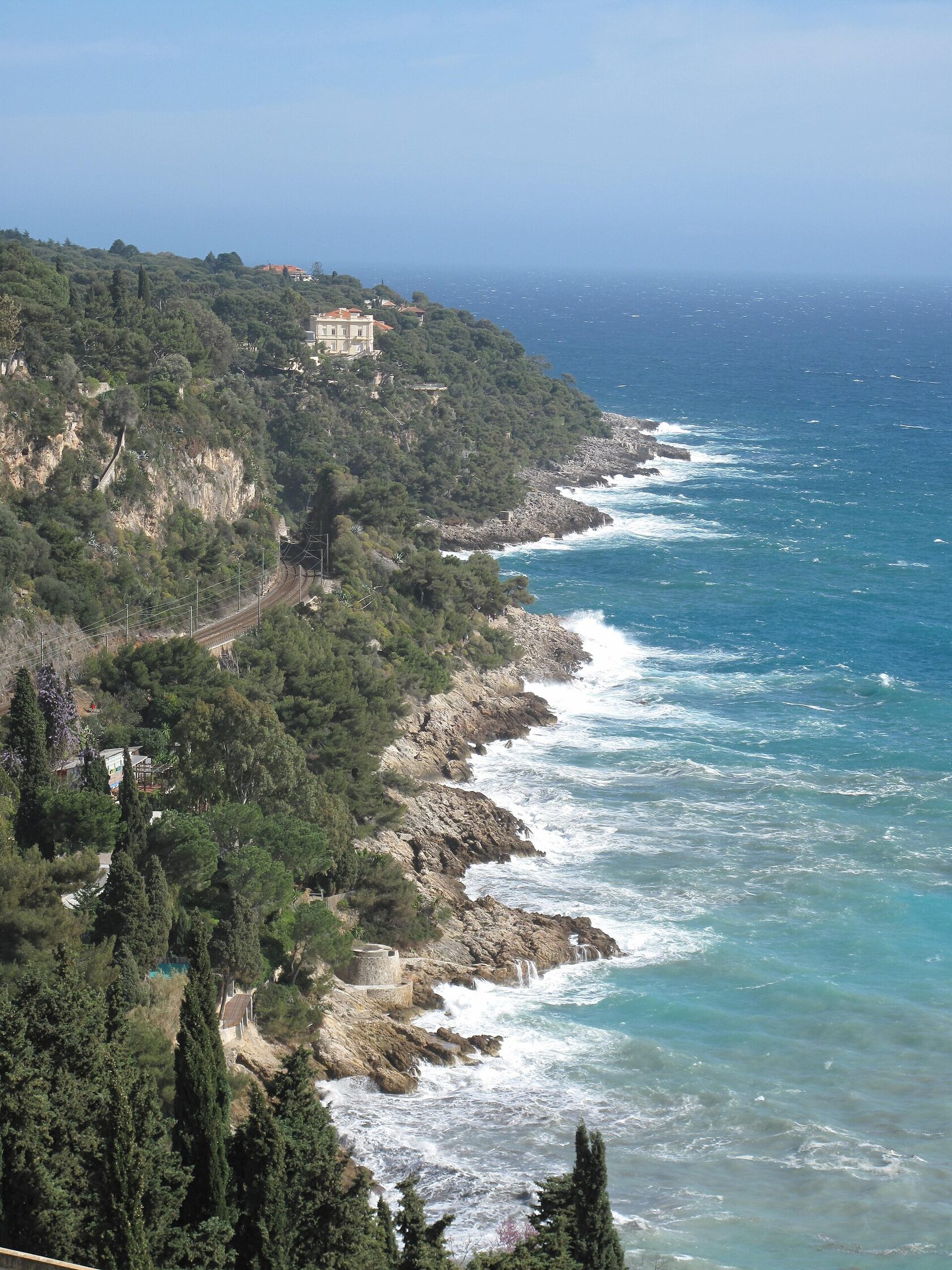 Cap-Martin seen from the Roquebrune heights