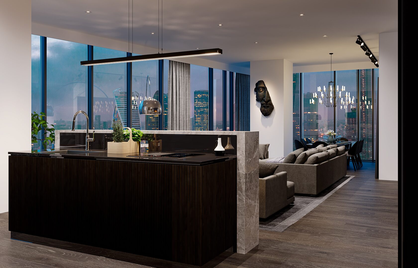 Skyline Reverie interior detail 4