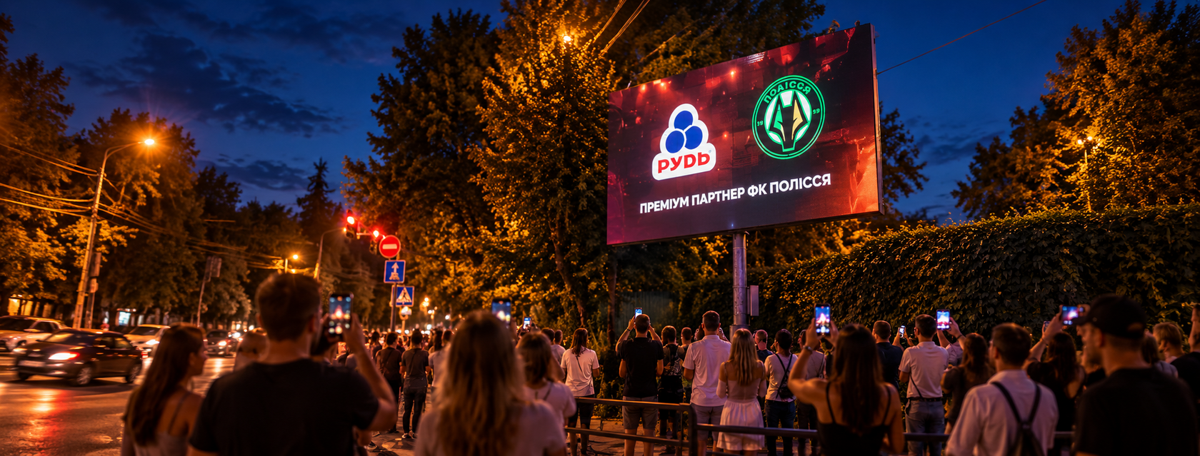 LED-реклама StreamFox для національних брендів у Житомирі