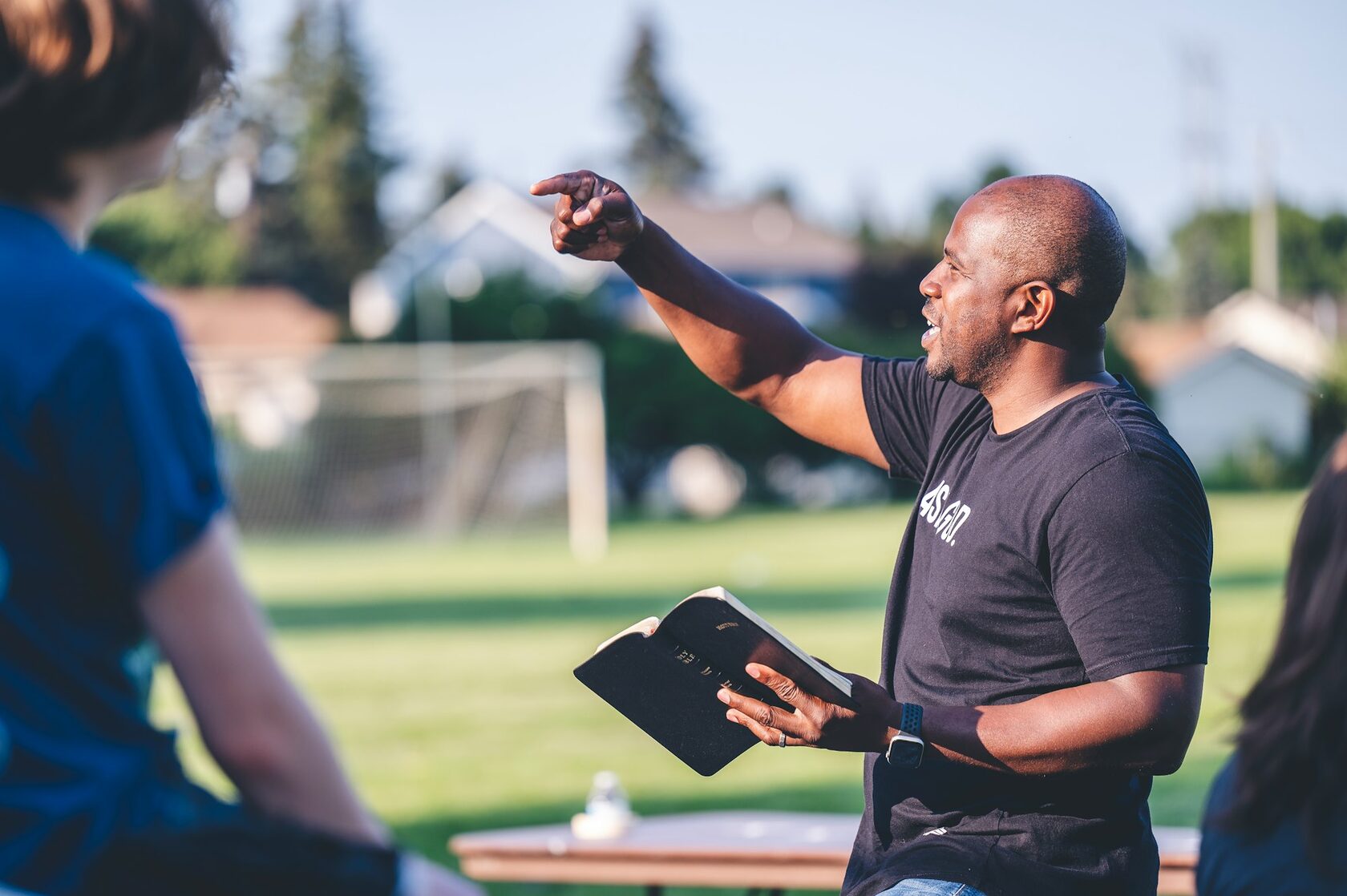 Youth group learning