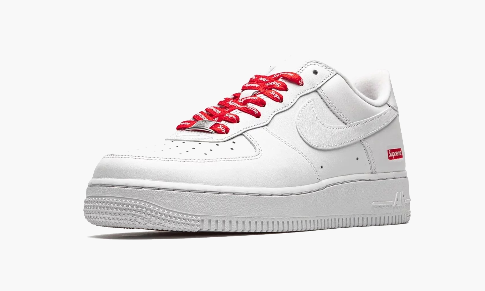 Купить NIKE AIR FORCE 1 LOW SUPREME - MINI BOX LOGO WHITE - 100