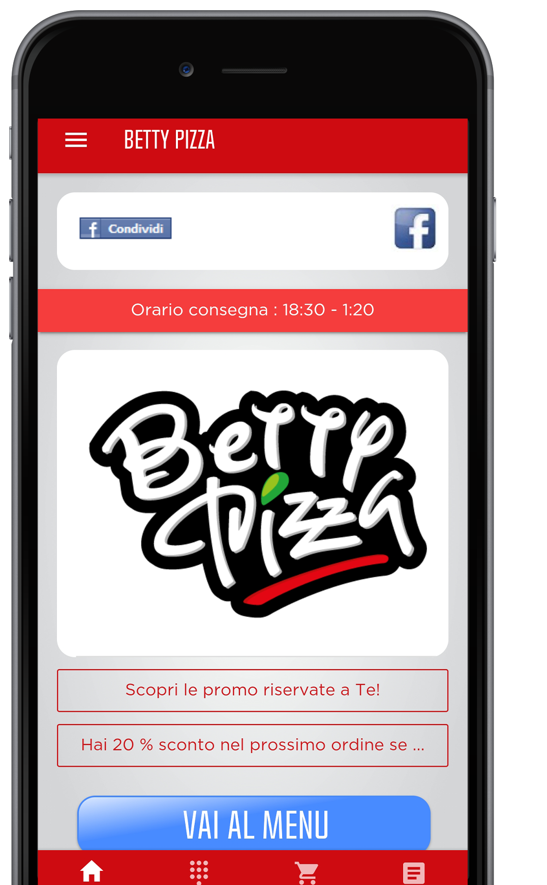 Betty Pizza App