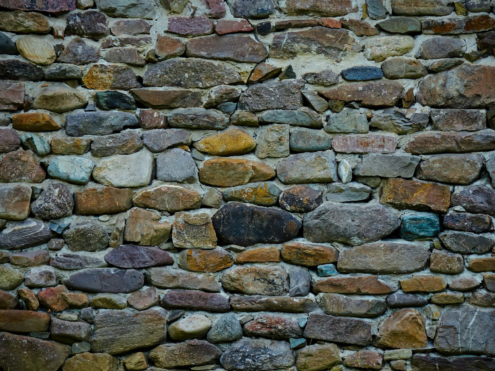 Patrón de muro decorativo en piedra