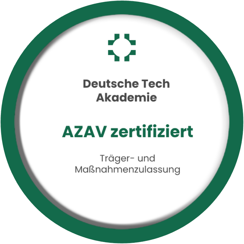AZAV zertifiziert — Deutsche Tech Akademie