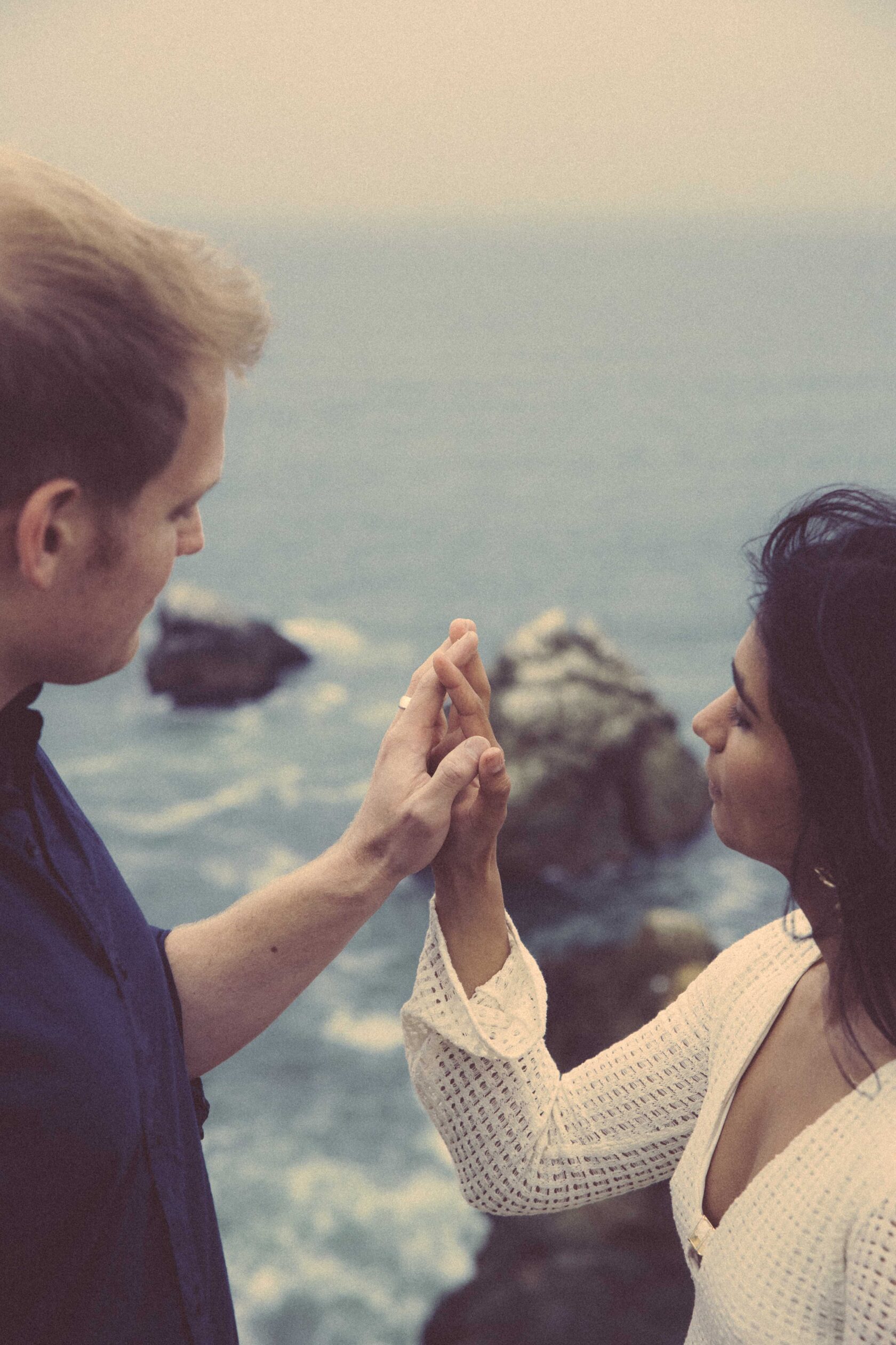 Engagement session in natural light