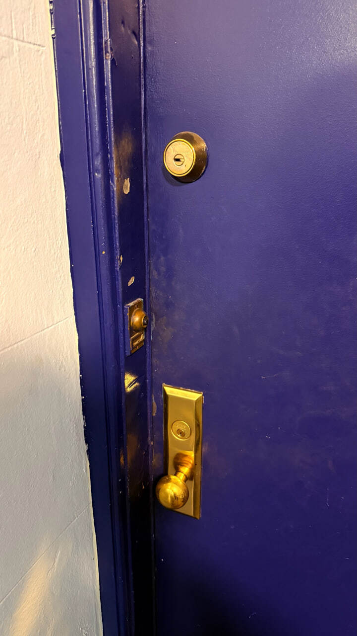 Double-cylinder high-security deadbolt installed by LexKey Locksmith LLC
